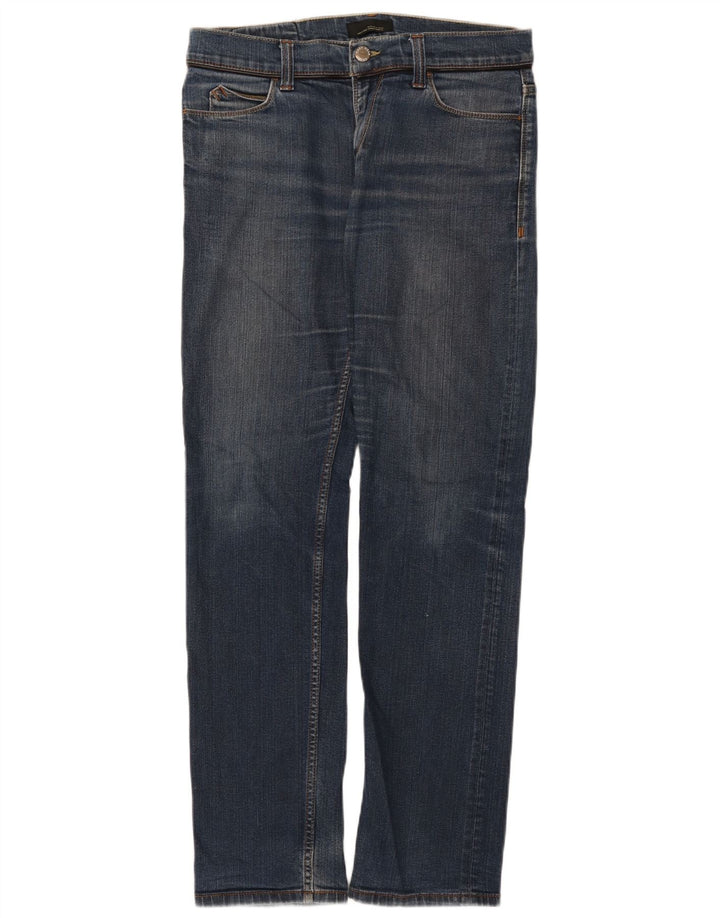 Zara Jean droit pour homme EU 42 Large W32 L32 Bleu