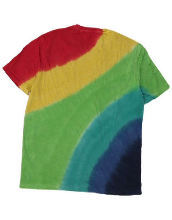 Polo Ralph Lauren T-shirt pour homme en coton tie-dye multicolore moyen