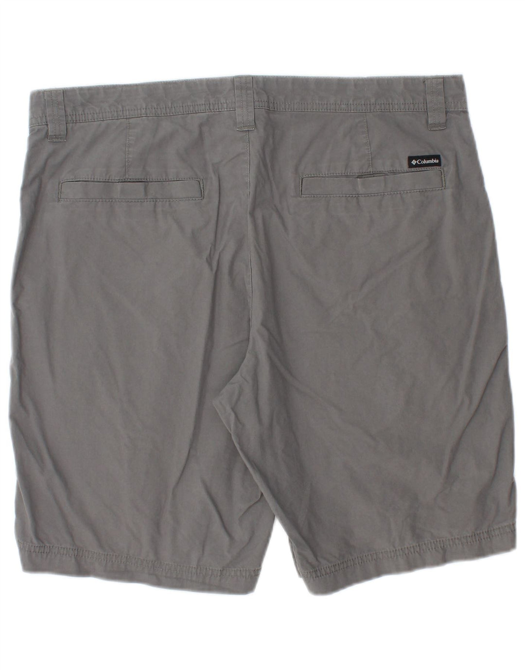 Columbia Short Chino Homme W34 Large Gris Coton