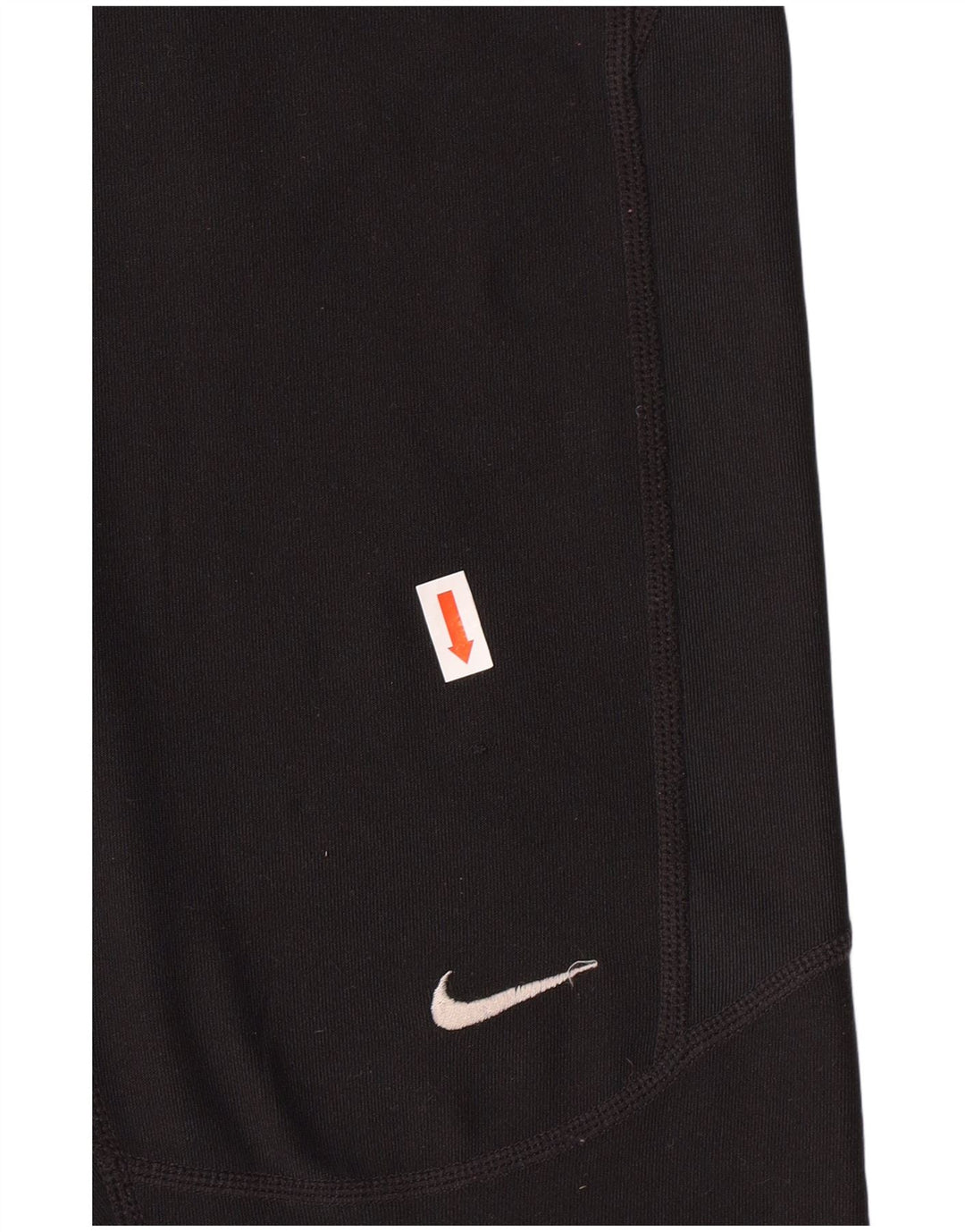 NIKE Leggings Femme UK 10 Petit Noir Polyester