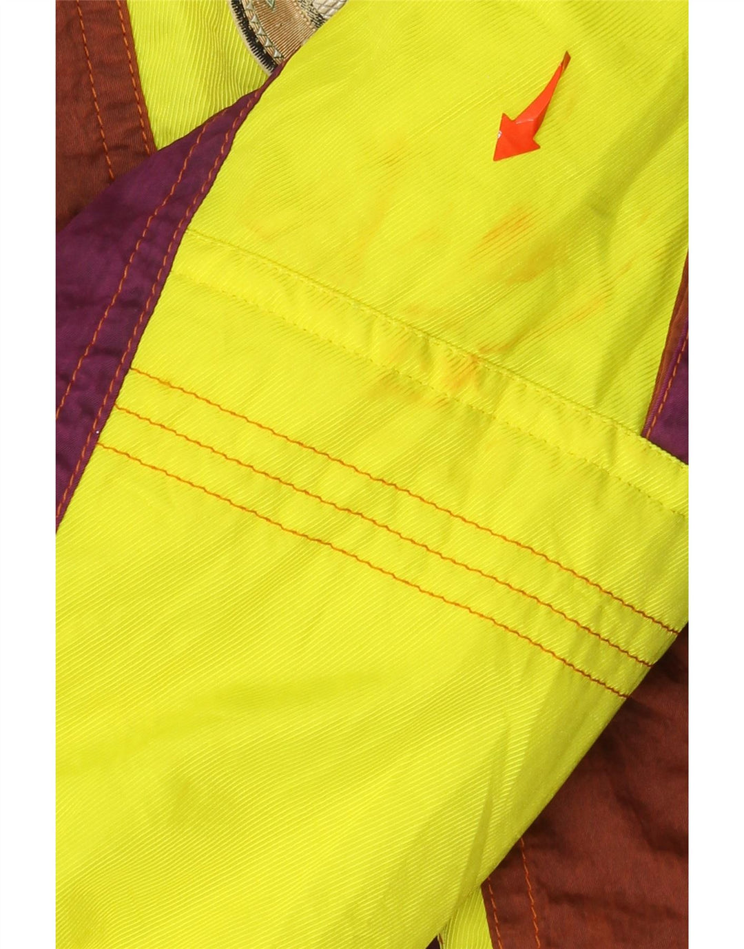 Asics Veste de ski à capuche graphique pour homme UK 44 2XL Multicolore Colourblock