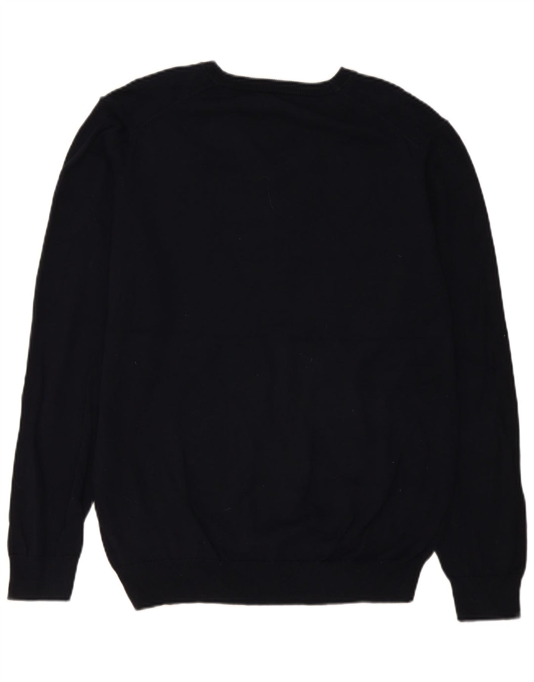 Gant Pull col V pour homme en coton bleu marine Taille L