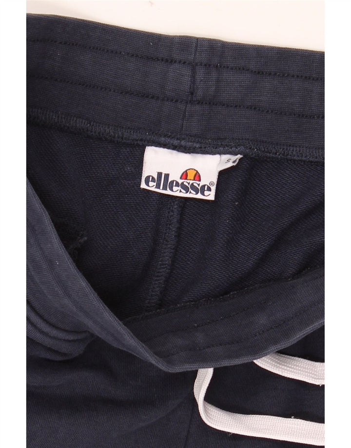 ELLESSE Pantalon de Survêtement Homme Joggers Small Bleu Marine Colourblock