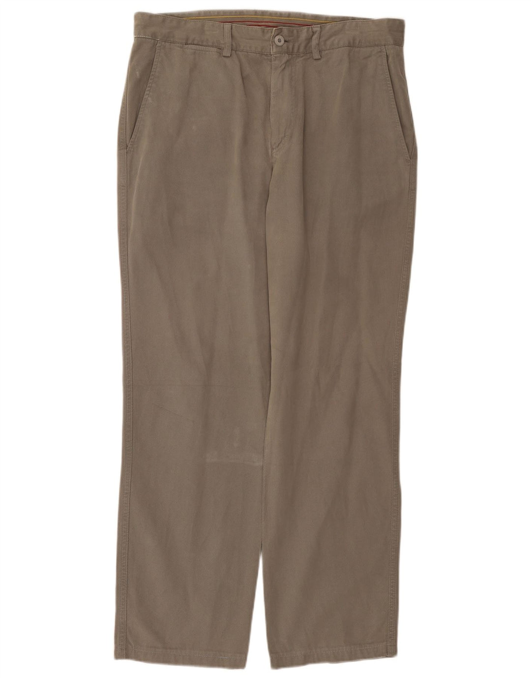 Avirex Pantalon Chino Droit Homme W36 L29 Gris Coton