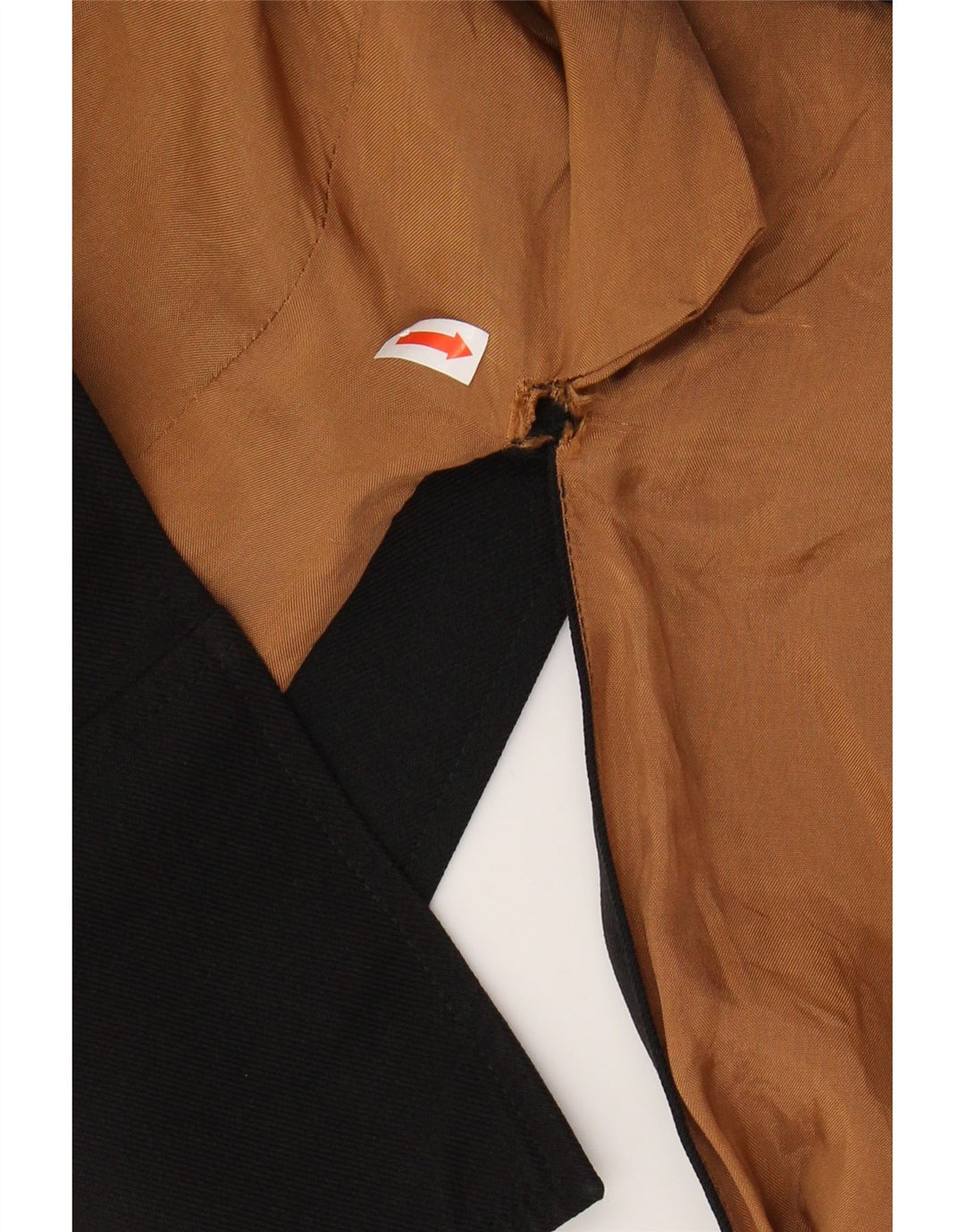 VINTAGE Femme 4 Bouton Blazer Veste UK 12 Moyen Noir Polyester