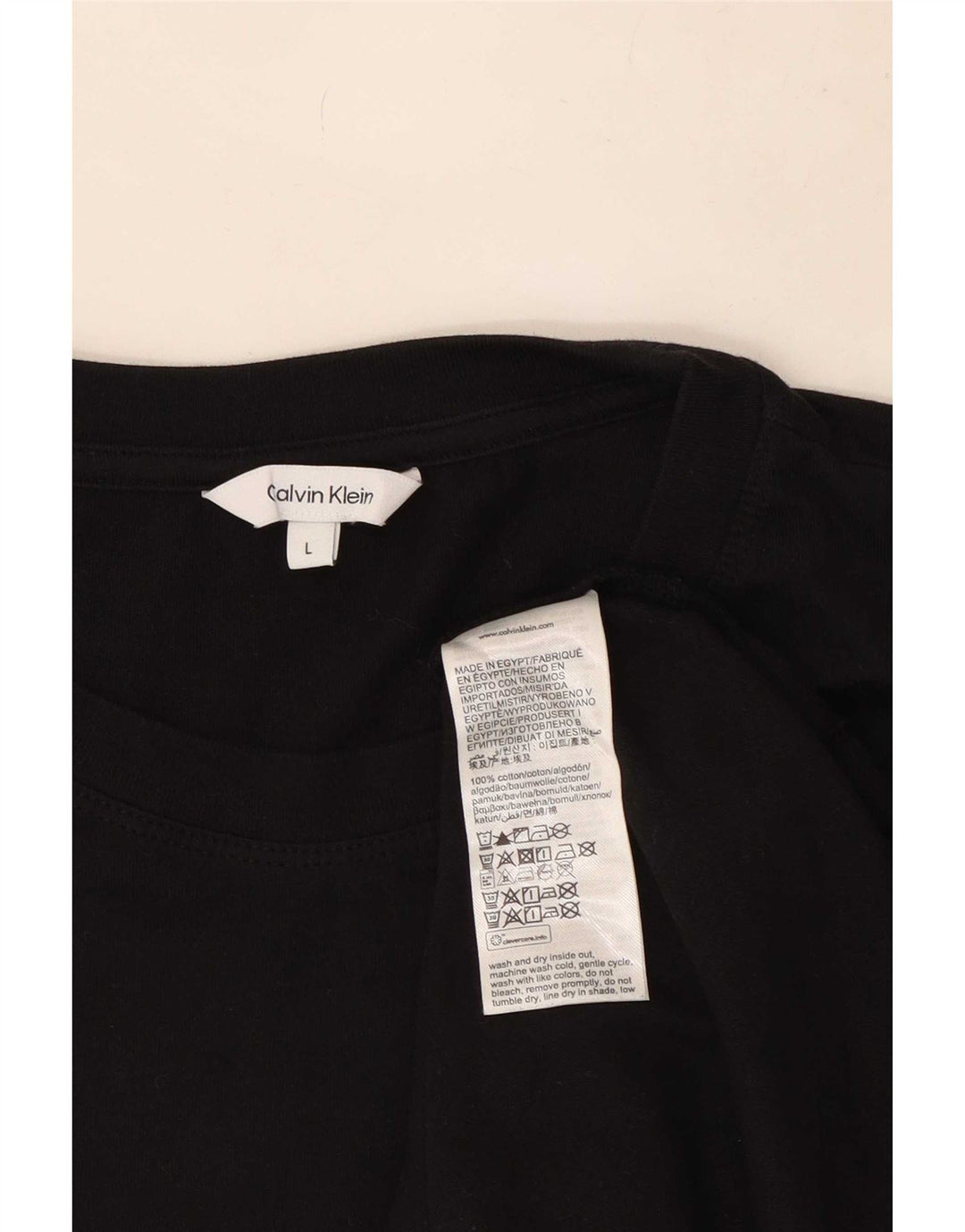 Calvin Klein T-Shirt Homme Grand Noir Coton