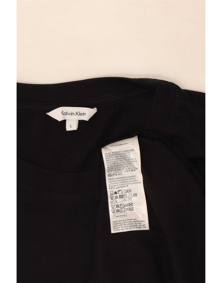 Calvin Klein T-Shirt Homme Grand Noir Coton