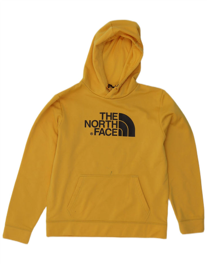 The North Face Pull à capuche graphique pour homme Jaune moyen Polyester