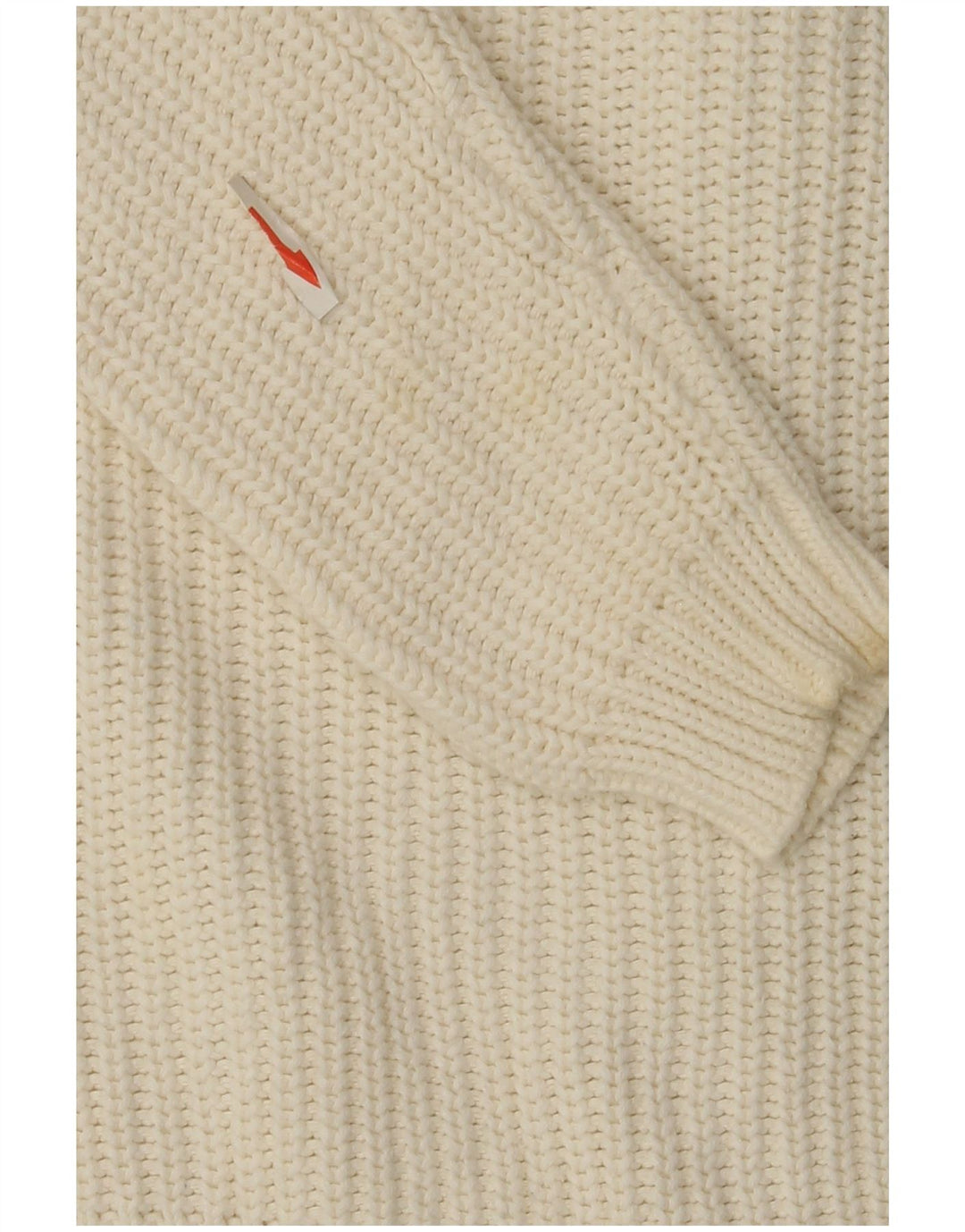 Marks & Spencer Pull cardigan entièrement zippé pour femme UK 14 Coton blanc moyen