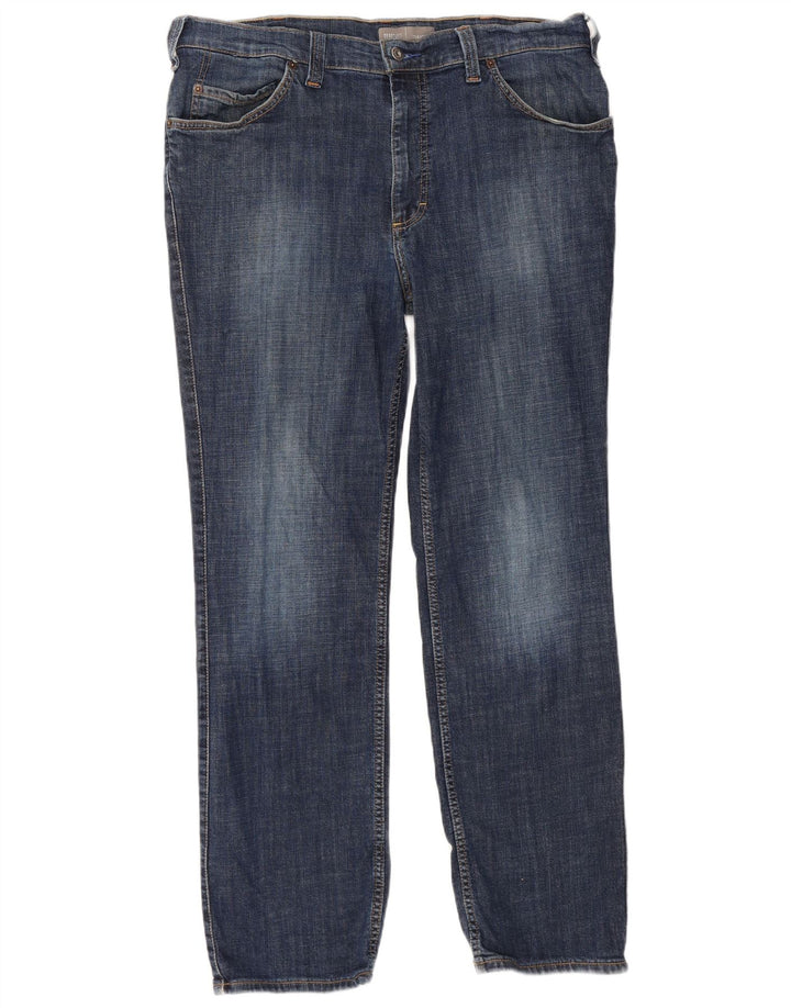 MUSTANG Mens Slim Jeans W38 L32 Blue Cotton