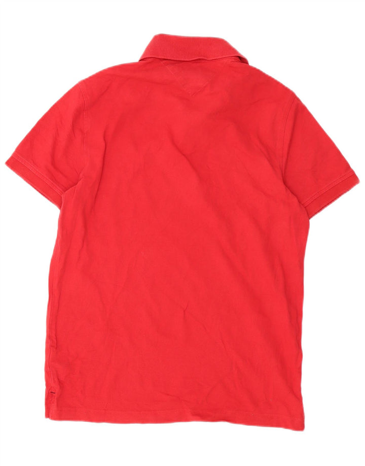 Tommy Hilfiger Polo Slim Fit Homme Rouge Moyen Coton