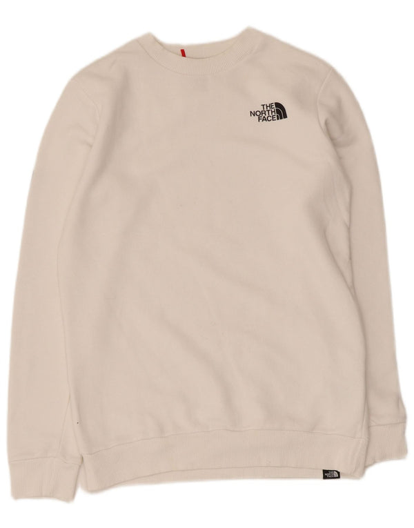 The North Face Sweat-shirt graphique pour femme UK 6 XS en coton blanc