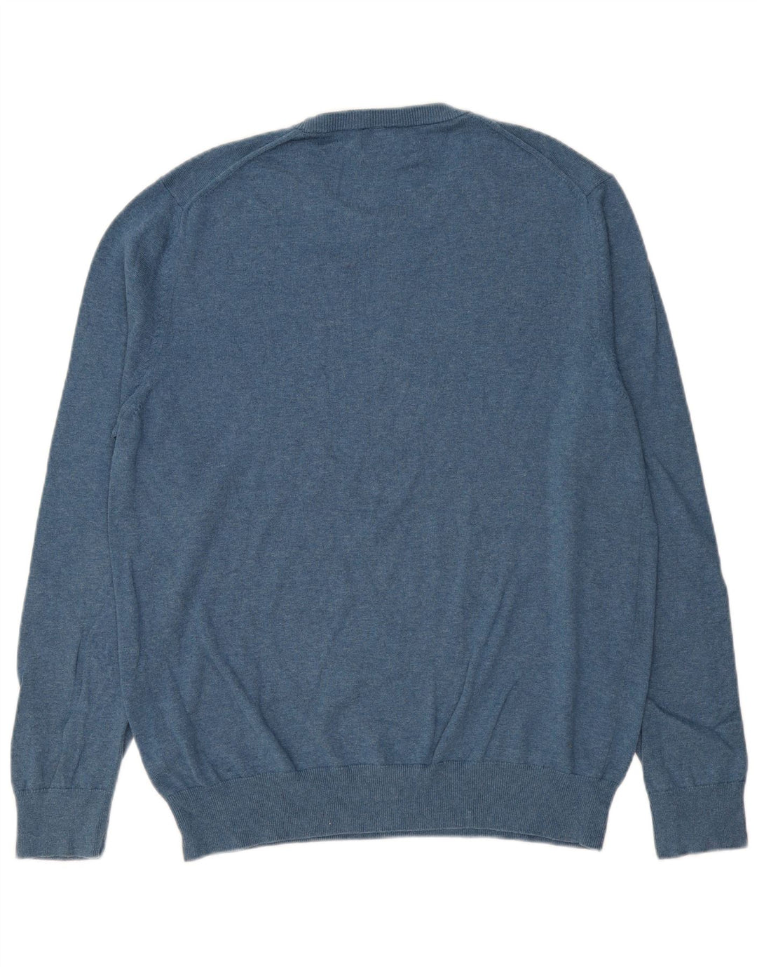 Marks & Spencer Pull à col rond pour homme XL en coton bleu