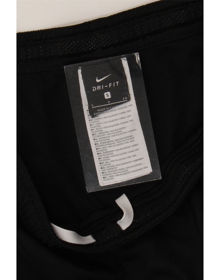 Pantalon de survêtement Nike Dri Fit pour femme UK 10 Small Noir Polyester