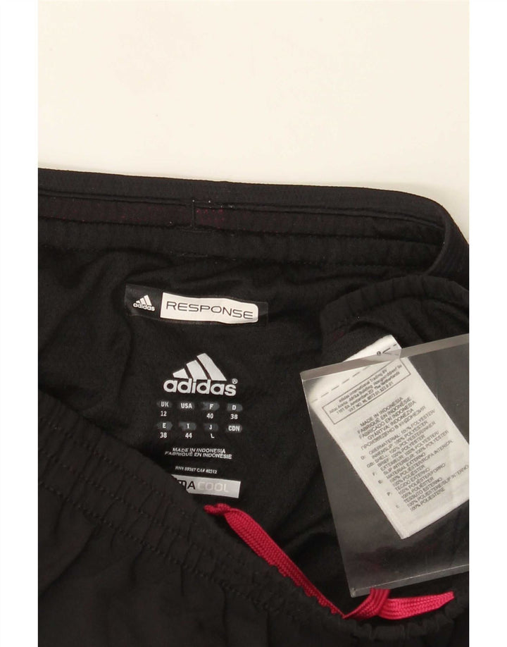 Adidas Femmes Climacool Sport Shorts UK 12 Moyen Noir Polyester