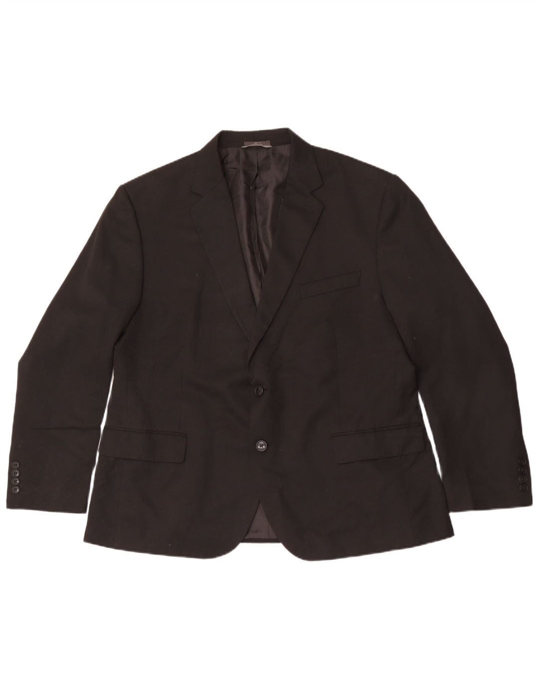 Marks & Spencer Veste blazer régulière à 2 boutons pour homme IT 56 3XL Noir