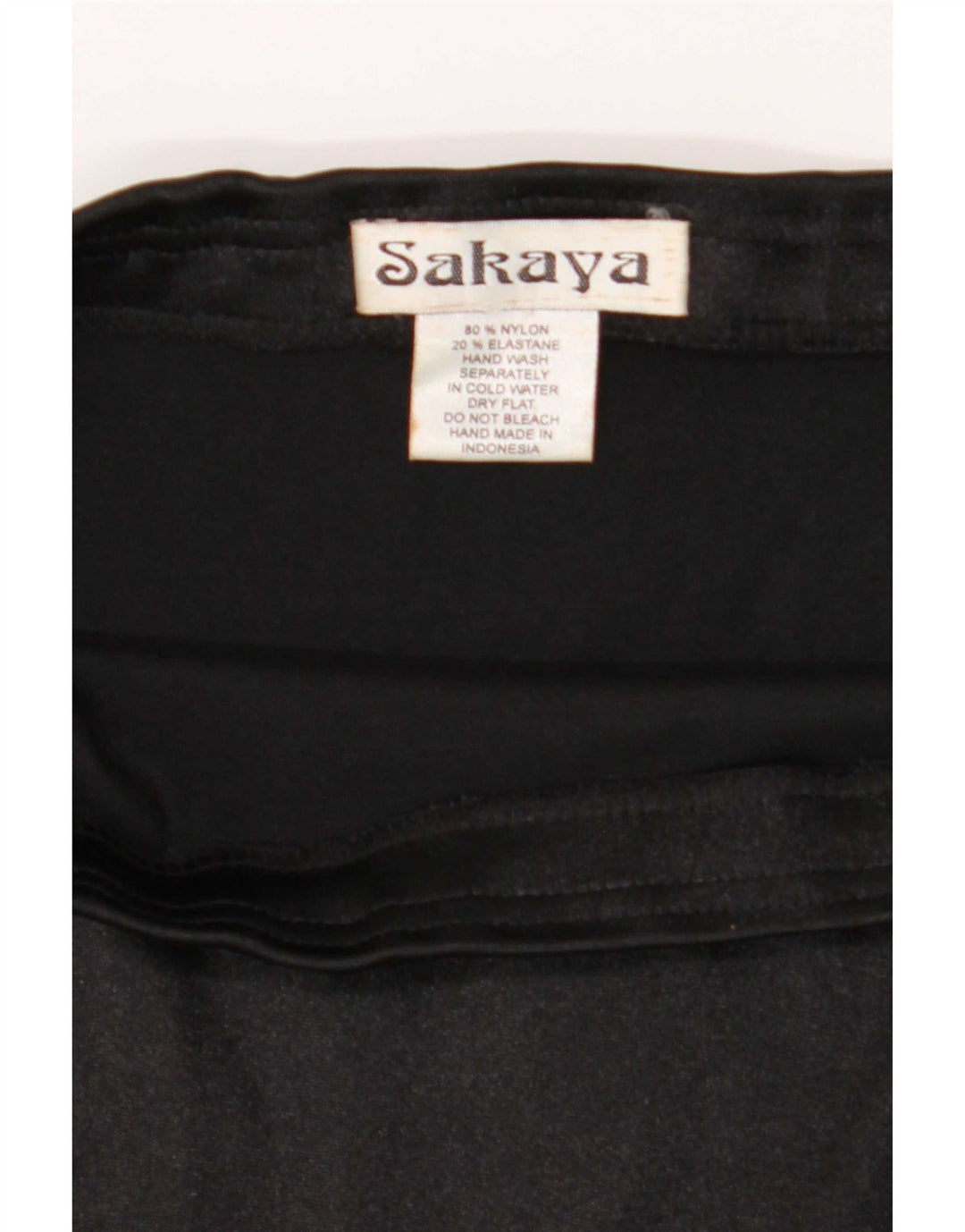 jupe crayon femme vintage W32 Grand nylon noir