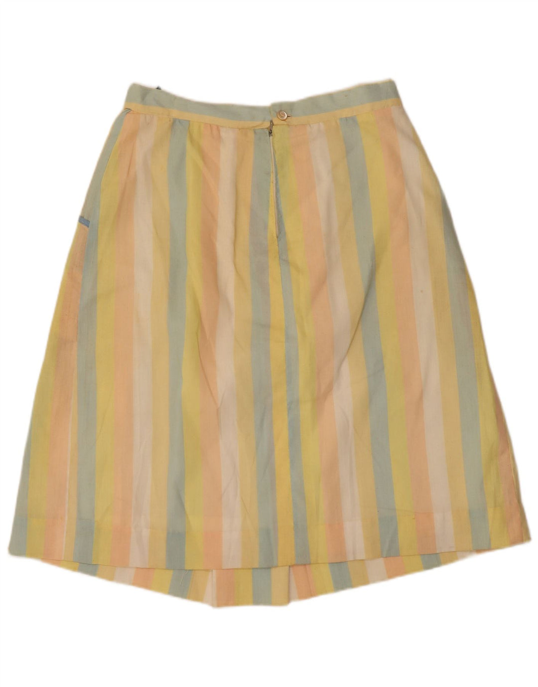 vintage Womens A-Line Jupe W32 Grande Rayure Multicolore