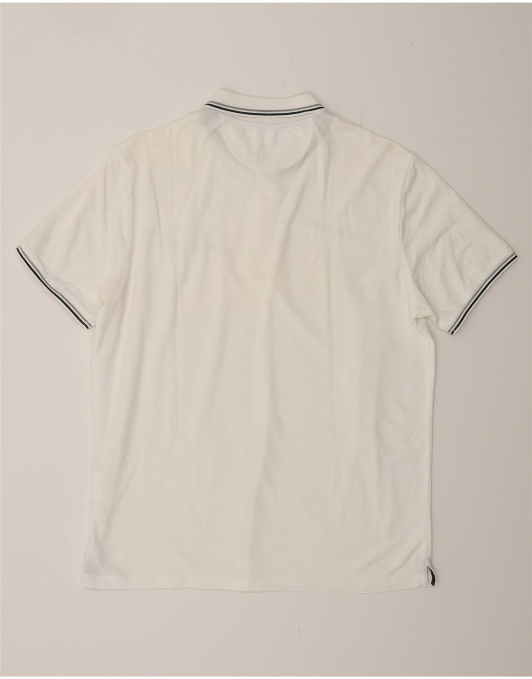 CHAMPION Polo Easy Fit Homme Grand Blanc Coton