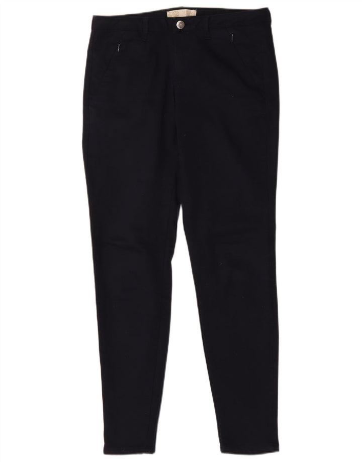 Zara Jean Slim Femme EU 38 Petit W28 L27 Bleu Marine Polyester