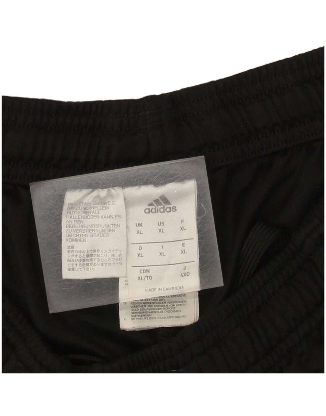 Adidas Pantalon de survêtement Climalite Homme XL Noir Polyester