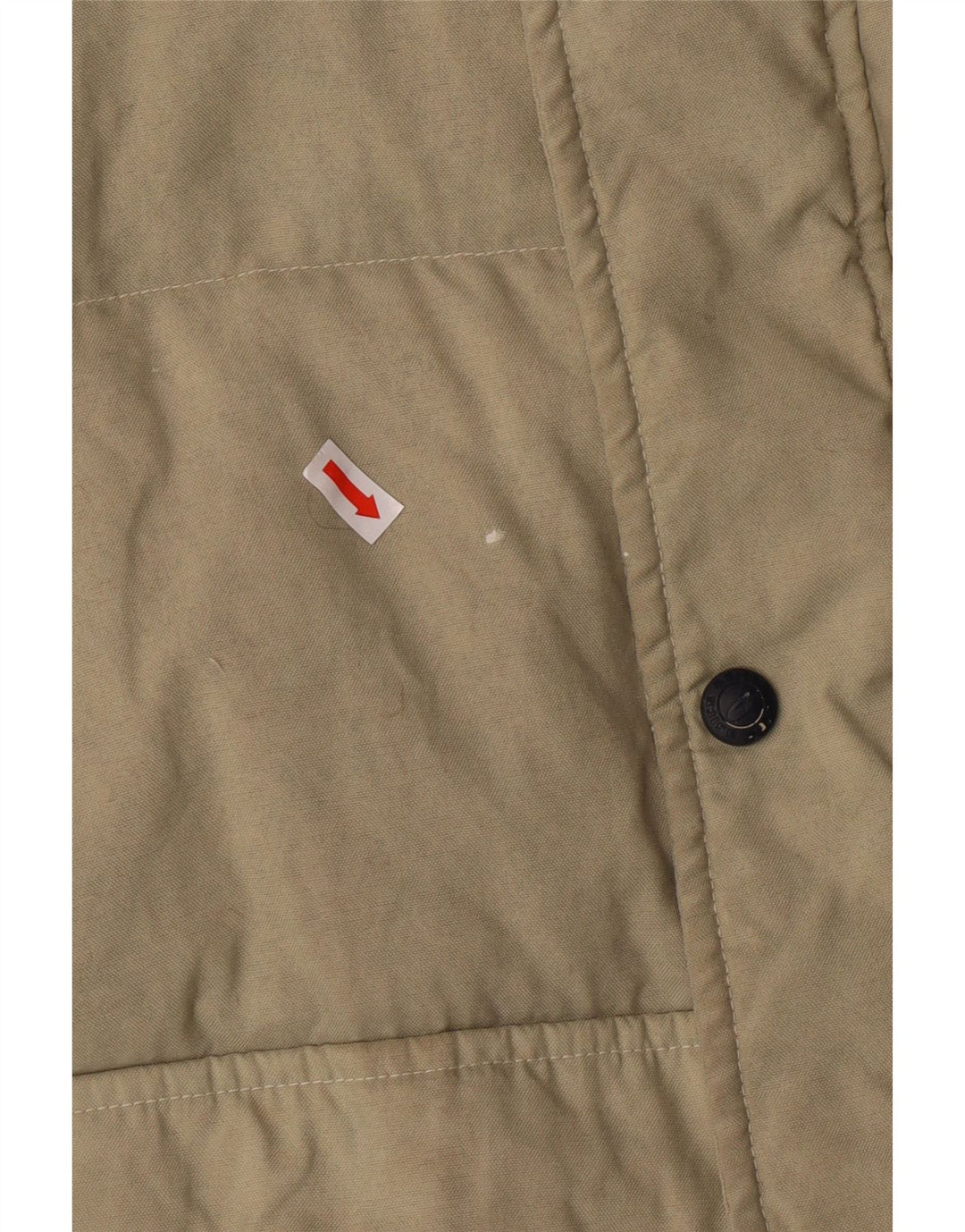 Asics Gilet rembourré pour homme UK 40 Large Beige Polyamide