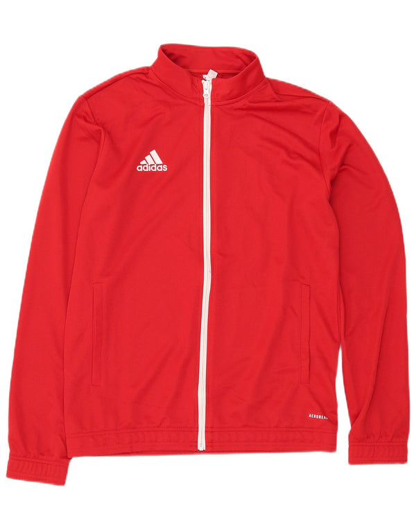 Adidas Homme Aeroready Survêtement Top Veste Rouge Moyen Polyester