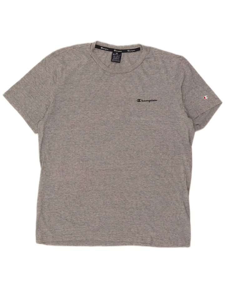 Champion T-Shirt Homme Top 2XL Gris Moucheté Coton