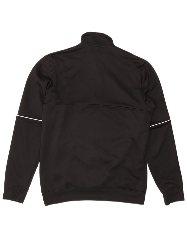 Adidas Hommes Aeroready Zip Neck Sweatshirt Jumper Moyen Noir Polyester