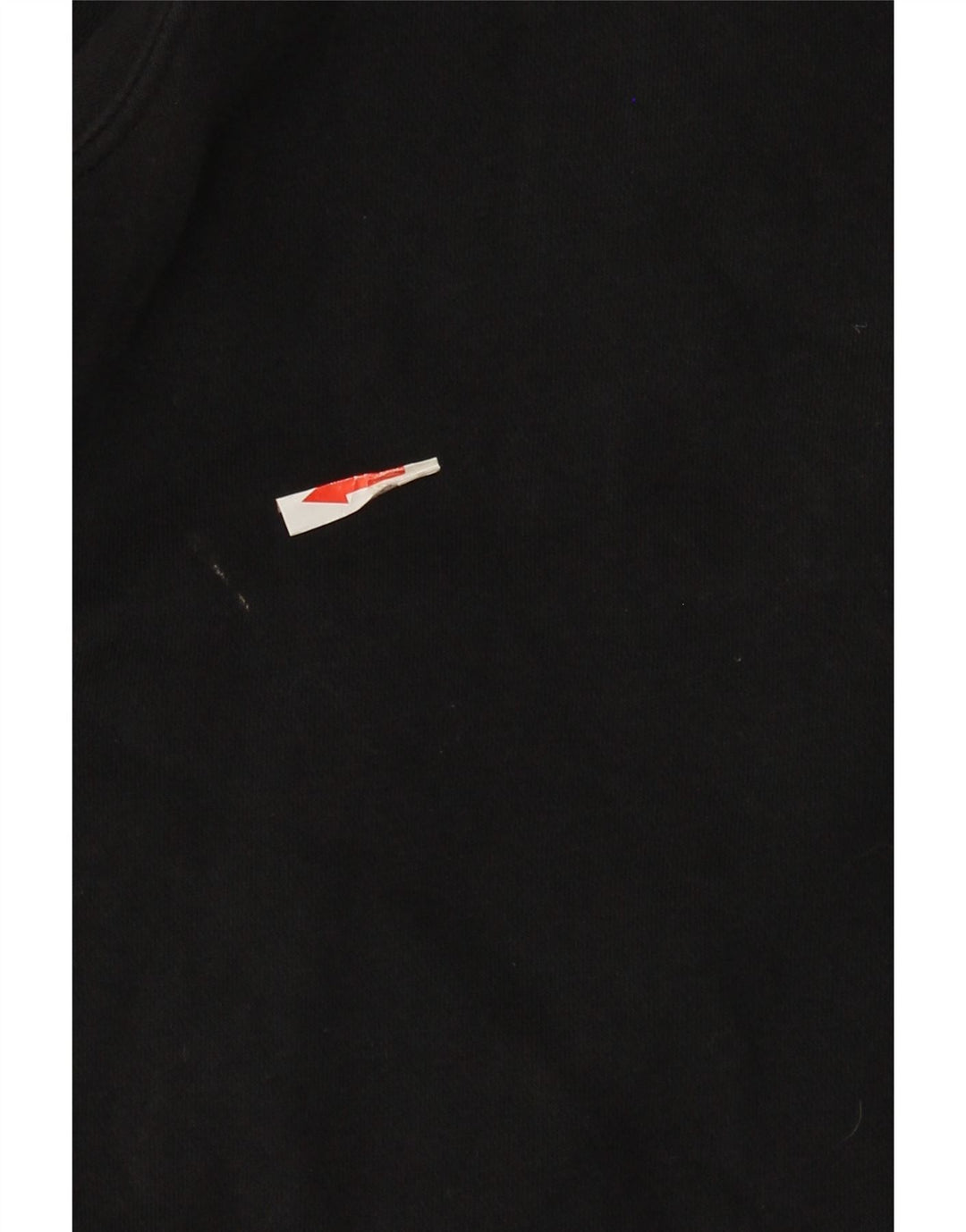 Nike Sweat-shirt à col zippé pour homme en coton noir moyen