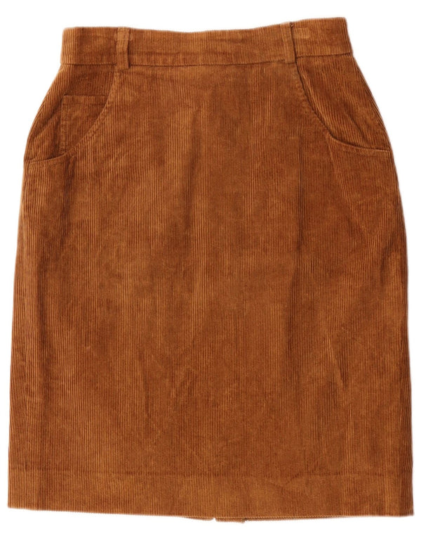 Max Mara Jupe Weekend en velours côtelé pour femme UK 12 Medium W28 Coton marron