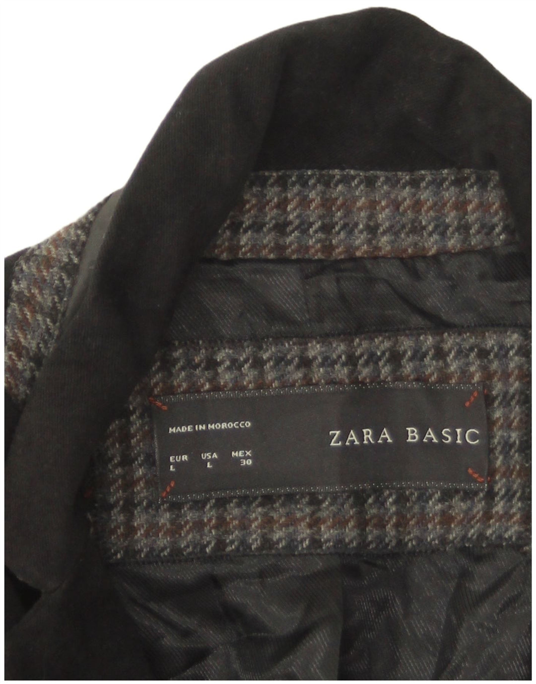 Zara Veste Blazer 1 Bouton Femme UK 14 Grand Coton Noir