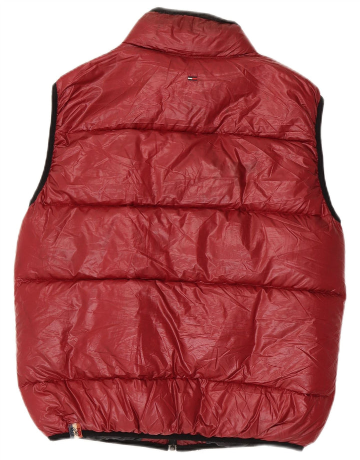 Tommy Hilfiger Gilet rembourré pour homme UK 36 Petit Rouge Polyester