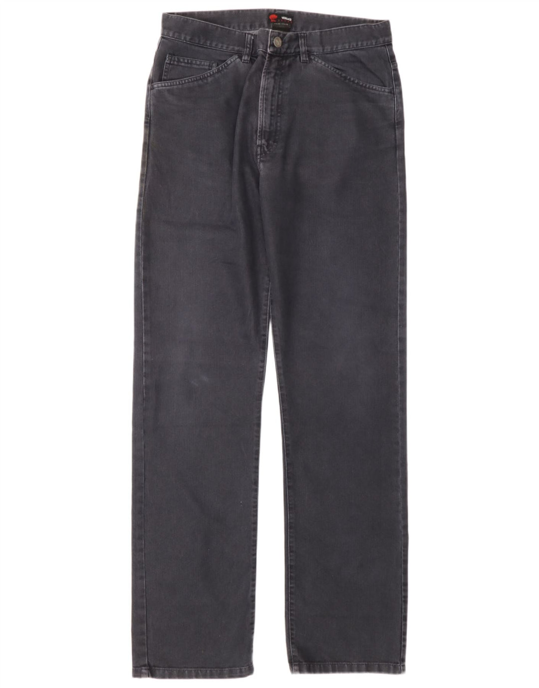 Versace Jean droit W34 L34 gris coton homme