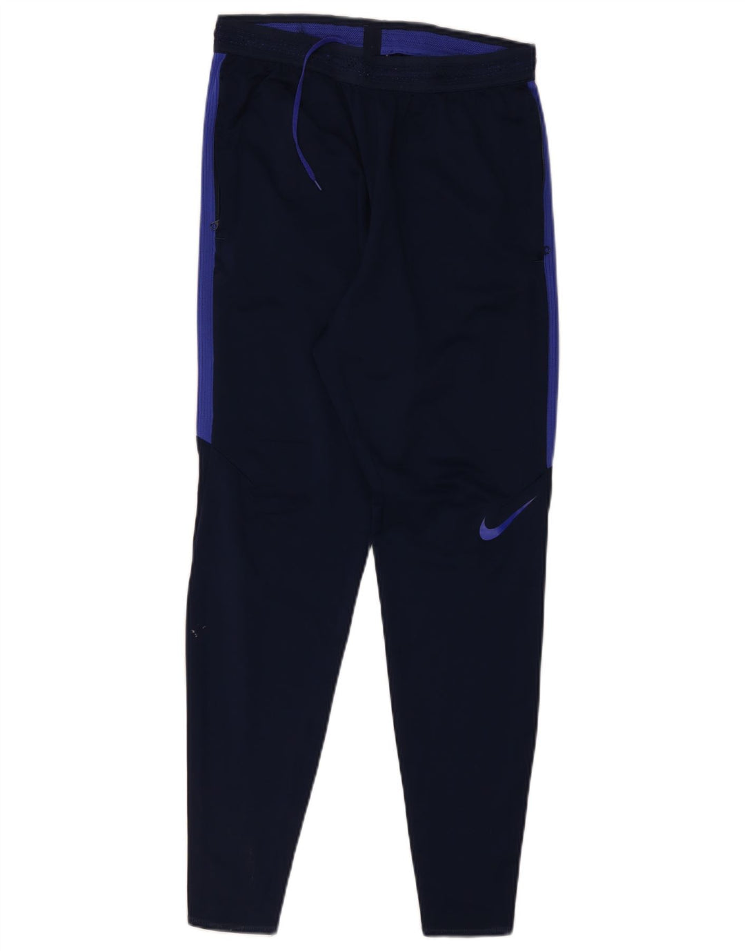 Pantalon de survêtement Nike Dri Fit pour homme, taille S, bleu marine, colour block