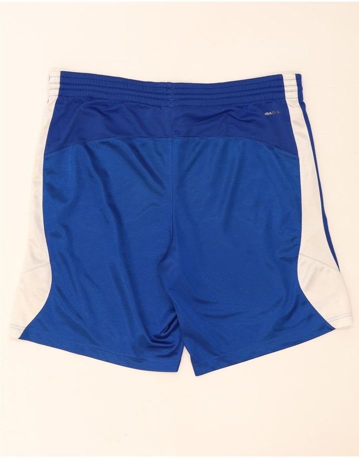 Adidas Short de sport Climalite pour homme en polyester color block Taille L