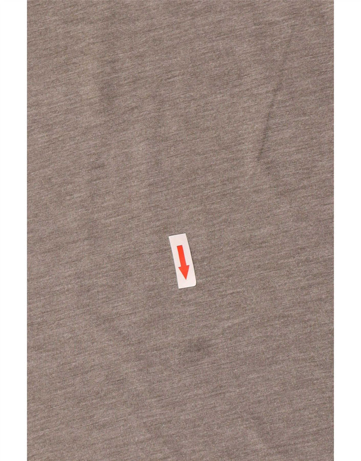 Adidas T-Shirt Climalite Homme Gris Moyen Polyester
