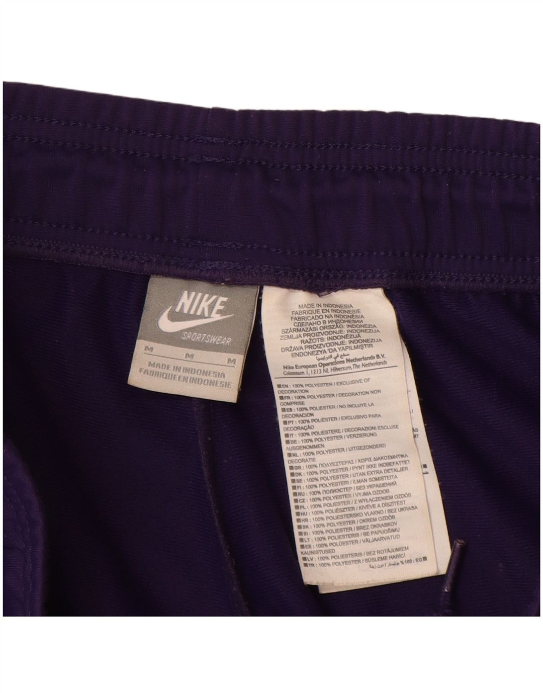 NIKE Pantalon de survêtement pour femme Joggers UK 14 Violet moyen Polyester