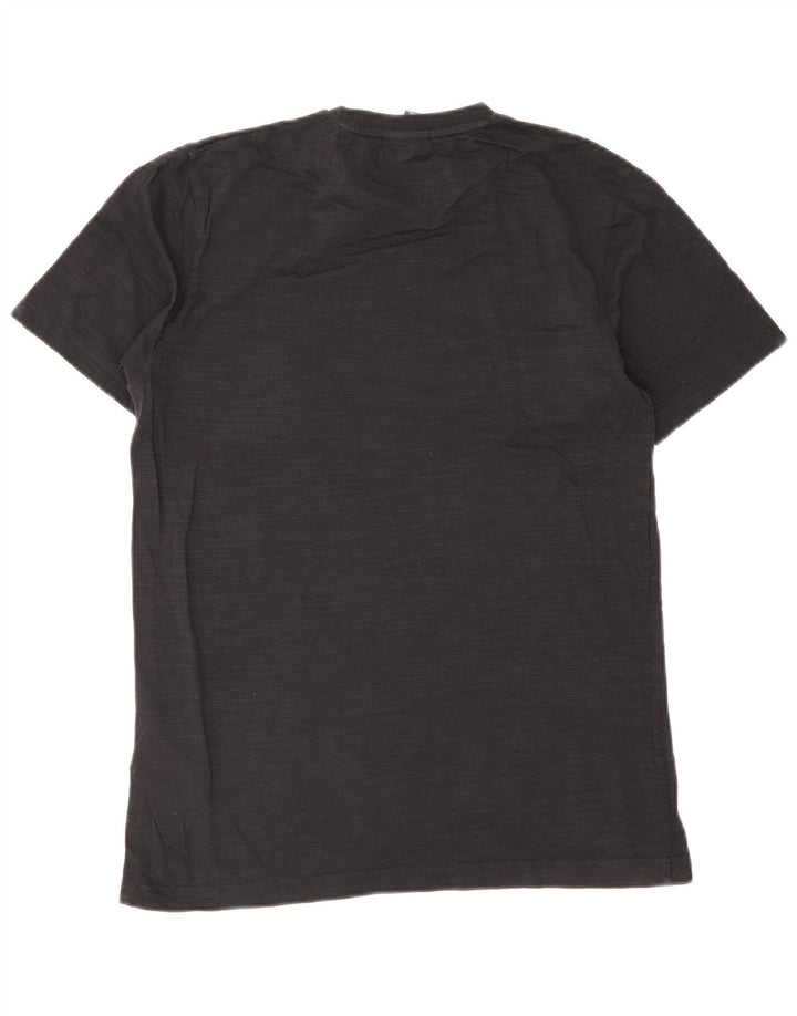 Ellesse T-Shirt Graphique Haut Noir Moyen Coton Homme