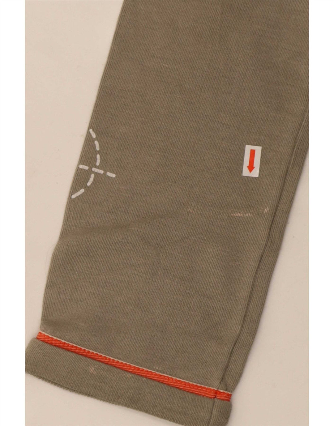 Diesel Veste de survêtement graphique pour femme UK 14 Large Gris Polyester