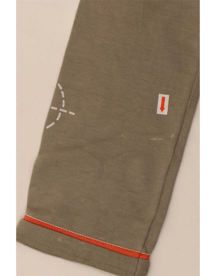 Diesel Veste de survêtement graphique pour femme UK 14 Large Gris Polyester