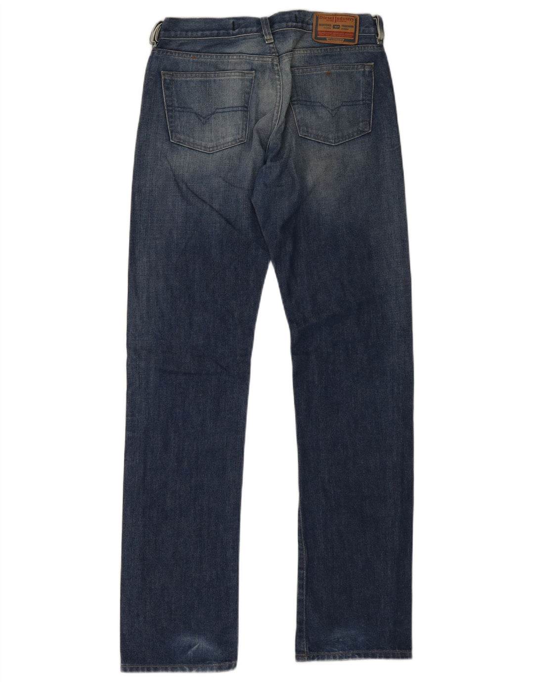 Diesel Jean Droit W29 L33 Homme Bleu Coton