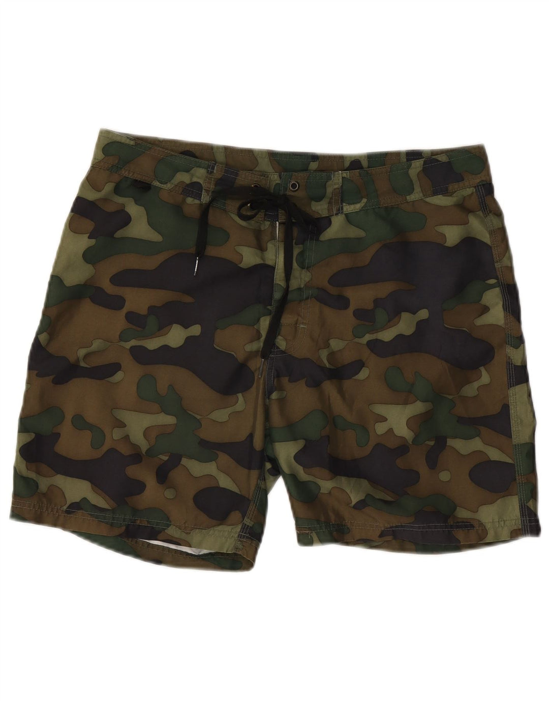 SUNDEK Short de Bain Homme Kaki Moyen Camouflage Polyester