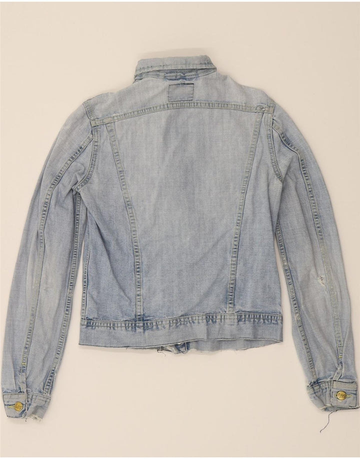 LEE Womens Denim Jacket UK 10 Small Blue Vintage Lee and Second-Hand Lee from Messina Hembry 