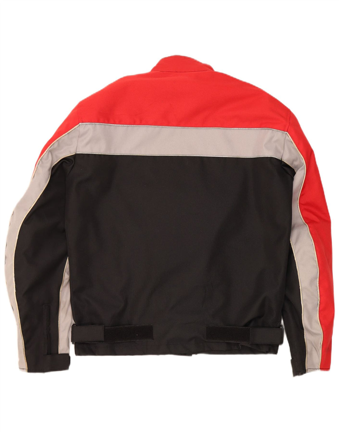 vintage Mens Racer Jacket UK 36 Petit Colorblock Rouge