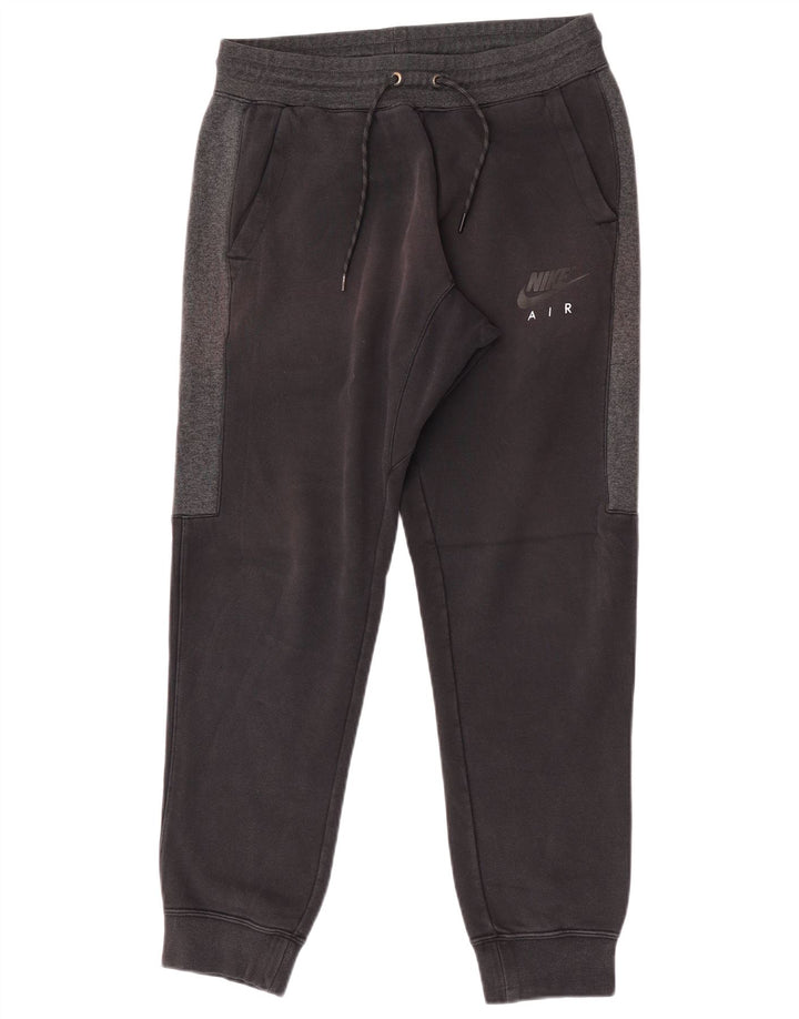 Nike Pantalon de survêtement pour homme en coton color block noir moyen
