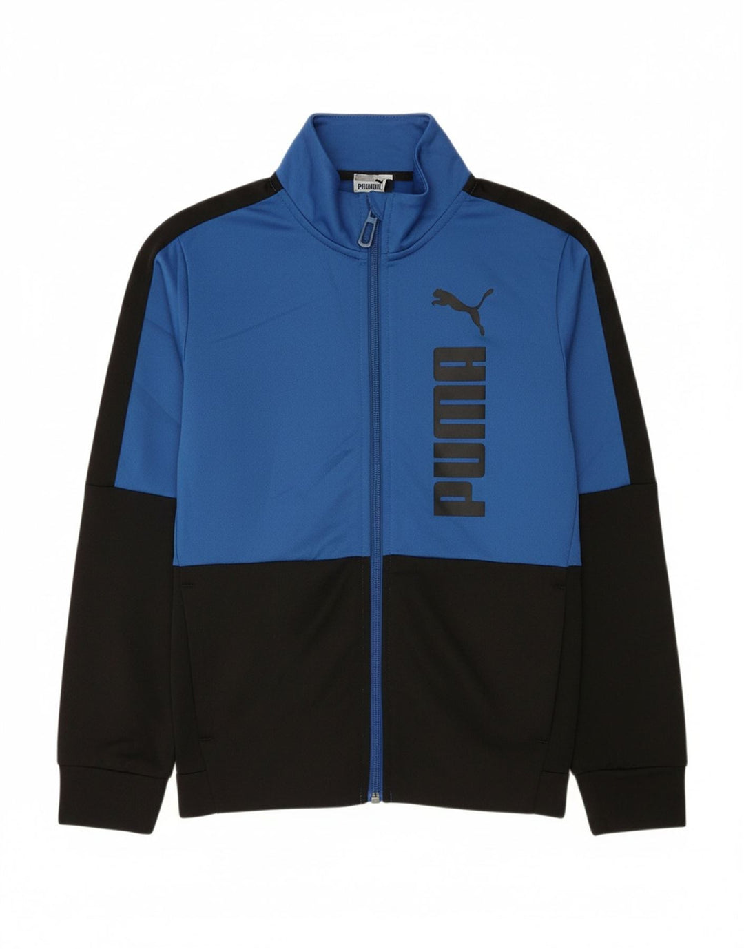 Puma Veste de Survêtement Graphique Garçon 9-10 Ans Bleu Colorblock