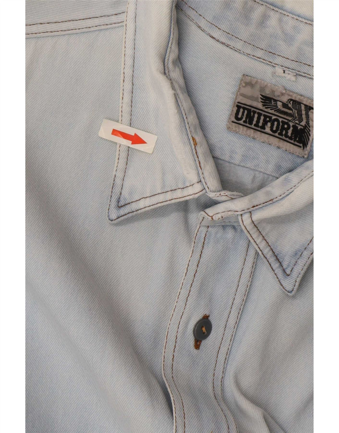Uniforme Chemise en jean pour homme Grand Bleu