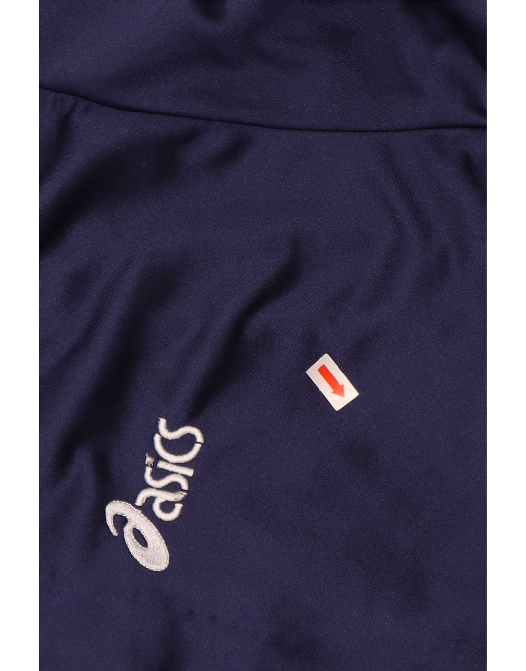 ASICS Veste de survêtement graphique pour hommes XL Bleu marine Colourblock Polyamide