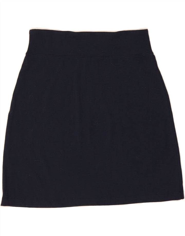 EDDIE BAUER Womens Mini Skirt Medium W30  Navy Blue Polyester Vintage Eddie Bauer and Second-Hand Eddie Bauer from Messina Hembry 